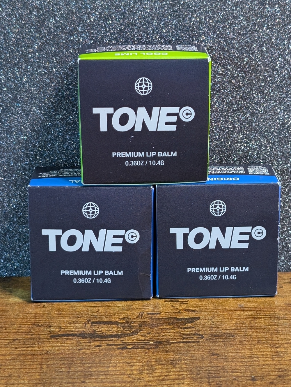 Tone By AMP Premium Lip Balm 3 Pack 2 Flavors